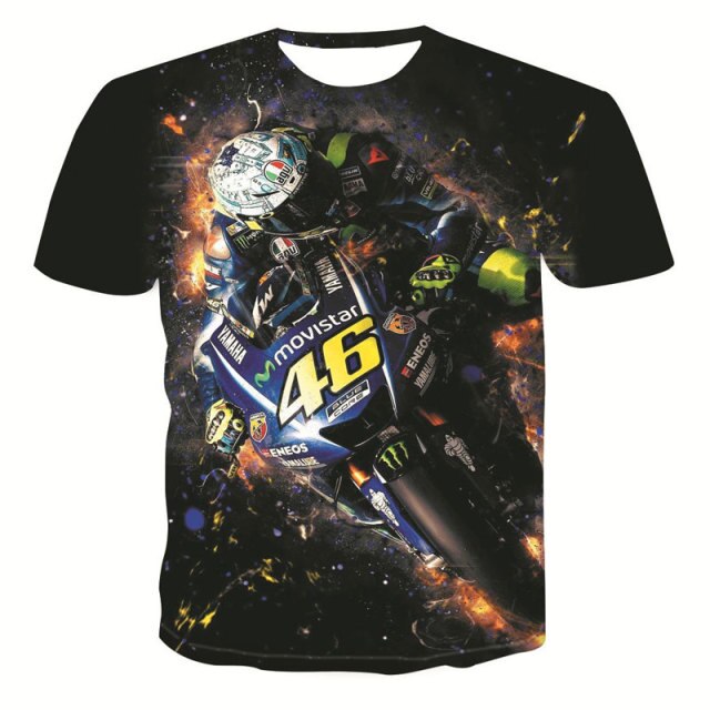 2021 Motorcycle Racer graphic t shirts For Men 3D Print Cool Locomotive Pattern T-shirt Summer Fashion Casual Streetwear Tees