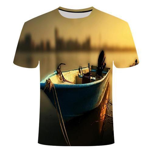 2021 new fishing t shirt style casual Digital fish 3D Print t-shirt Men Women tshirt Summer Short Sleeve O-neck Tops&Tees110-6xl