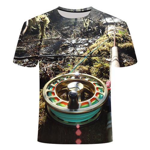 2021 new fishing t shirt style casual Digital fish 3D Print t-shirt Men Women tshirt Summer Short Sleeve O-neck Tops&Tees110-6xl