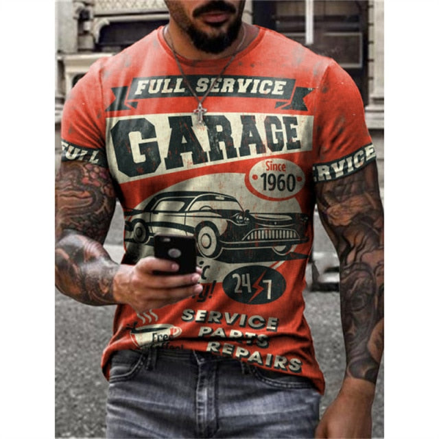 2021 New Men's Summer 3D Printed Compass T-Shirt Hip-Hop Style Large Size T-Shirt Cross Style Short Sleeve Clothing XXS-6XL