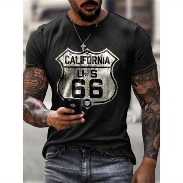 2021 New Men's Summer 3D Printed Compass T-Shirt Hip-Hop Style Large Size T-Shirt Cross Style Short Sleeve Clothing XXS-6XL